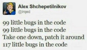 Bugs that someone else will have to fix because you have more pressing matters to attend to.